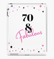 Vinilo o funda para iPad 70 y fabuloso 70.º regalo de cumpleaños para los fabulosos setenta años