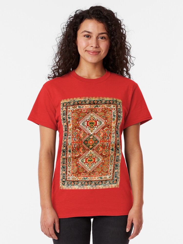 Qashqa I Fars South West Persian Rug T Shirt By Bragova Redbubble