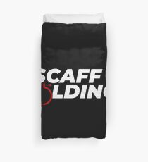 Scaffolders Tee Occupations Duvet Cover