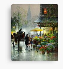 Gerald Harvey Jones, G Harvey, Oil on canvas, Painting for sale, American Art Canvas Print