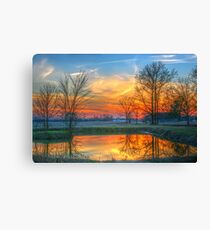 Rural Sunset Canvas Print