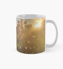 Glühende Blumen Tasse