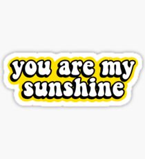 Du bist mein Sonnenschein Sticker
