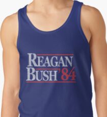 Camiseta de tirantes Camiseta Vintage Reagan Bush 1984