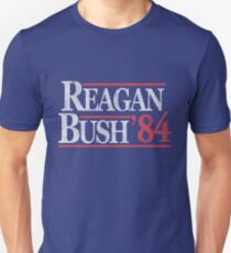 Camiseta unisex Camiseta Vintage Reagan Bush 1984