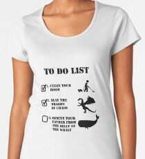 Liste der Aufgaben - Jordan Peterson Premium Rundhals-Shirt