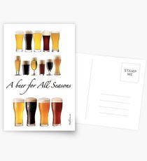 A beer for all season Postcards