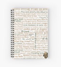 Cuaderno de espiral Colección de insultos de Shakespeare - Edición revisada (por incognita)