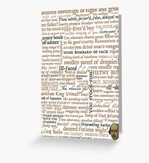 Shakespeare's Insults Collection - Revised Edition (by incognita) Greeting Card