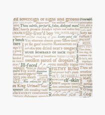Pañuelo Colección de insultos de Shakespeare - Edición revisada (por incognita)