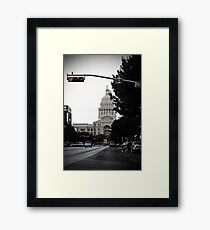 Capital Blues Framed Print