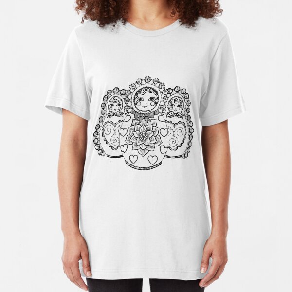 Valley of the Russian Dolls Slim Fit T-Shirt