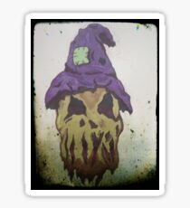 Scarecrow Horror Sketch Sticker
