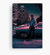 Drive movie poster Canvas Print