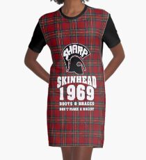 Sharp Skinheads - Tartan Graphic T-Shirt Dress