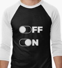 Mood - OFF or ON Men's Baseball ¾ T-Shirt