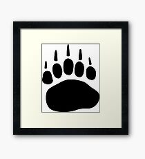 Bear Paw Framed Print