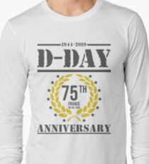 75-jähriges Jubiläum des D-Day 1944 - 2019 Langarmshirt