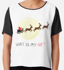 Christmas gift Chiffon Top