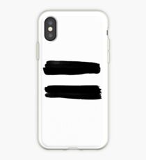 Equality Paint Black iPhone Case