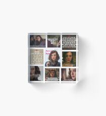 Hannah Baker Acrylic Block