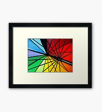 Colour Wheel Framed Print
