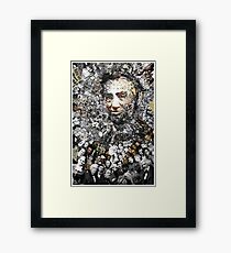 Title: "Rendering Myself Worthy" Abe Lincoln, Slavery, Civil War Meta Collage Framed Print