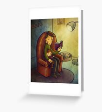 Reading stories Greeting Card