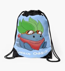 Captain Oddish Sketch Drawstring Bag