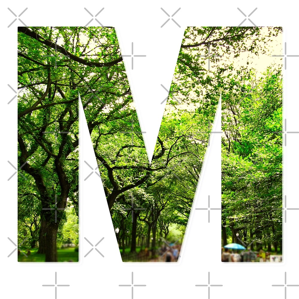 Central Park - Letter M — Poster