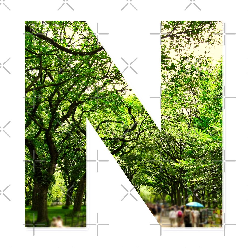 Central Park - Letter N — Poster