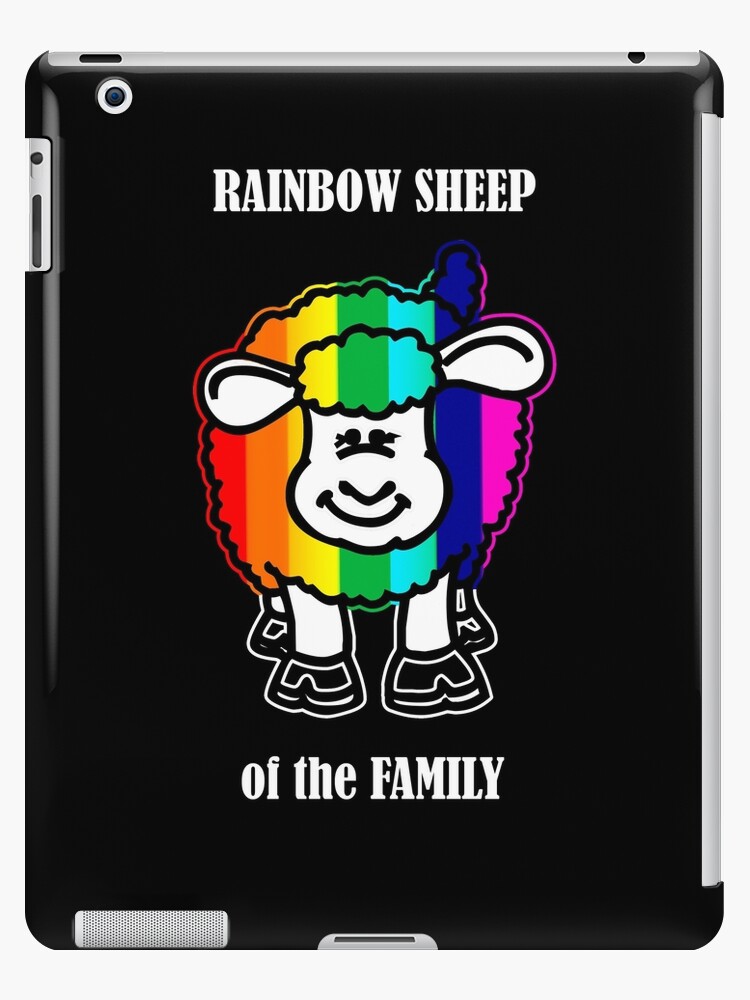 Rainbow Sheep Of The Family Ipad Case Skin By Oddmetersam