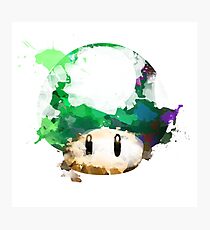 Watercolor 1-Up Mushroom Photographic Print