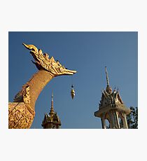 Temple sculptures, Hua Hin, Thailand. Photographic Print