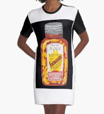 Advert for Formamint "Wulfing" Brand Tablets produced by Genatosan Ltd, Loughborough Graphic T-Shirt Dress