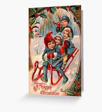 Victorian Christmas Greeting Card