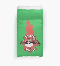 Elite Four Champion Flame Duvet Cover