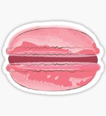 Raspberry Macaron Sticker - Red Macaroon Sticker