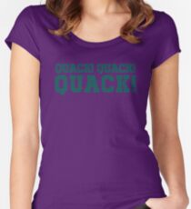 QUACK! QUACK! QUACK! Women's Fitted Scoop T-Shirt