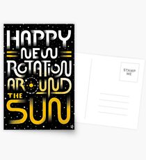 Happy New Rotation Around The Sun Postcards