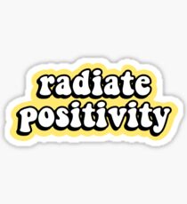 Pegatina Irradiar positividad