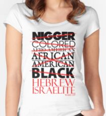 HEBREW ISRAELITE WHT Women's Fitted Scoop T-Shirt