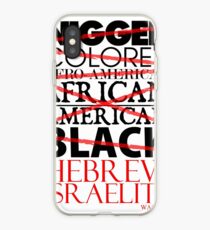 HEBREW ISRAELITE WHT iPhone Case