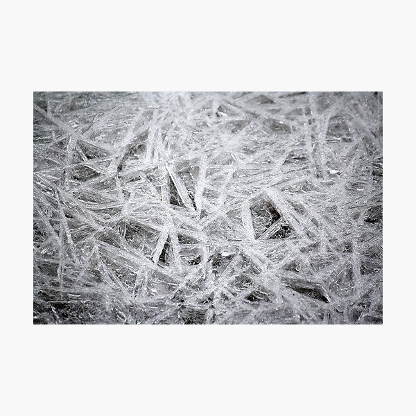 Ice Crystals Photographic Print