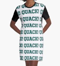 QUACK! QUACK! QUACK! Graphic T-Shirt Dress