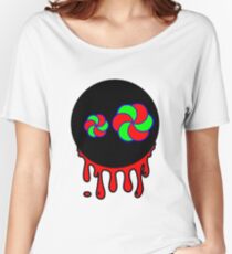 Funny cartoon bleeding head Women's Relaxed Fit T-Shirt