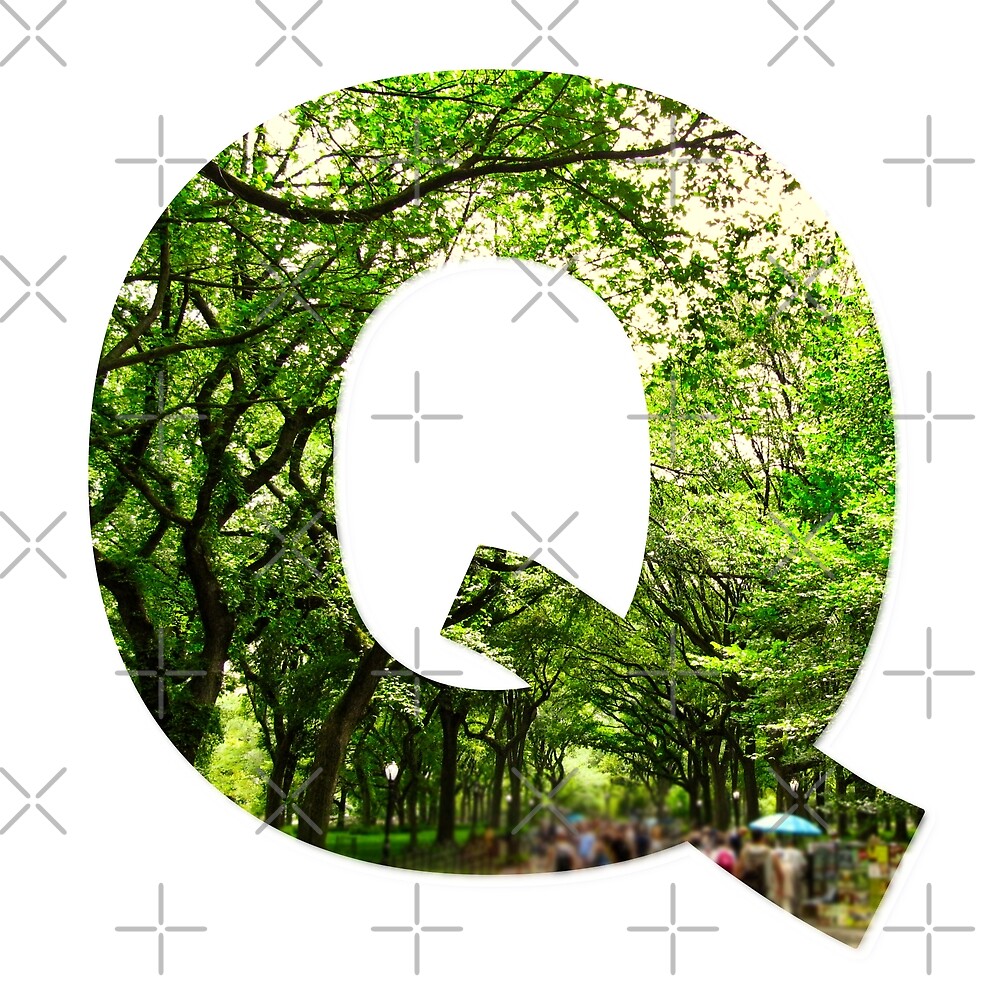 Central Park - Letter Q — Poster