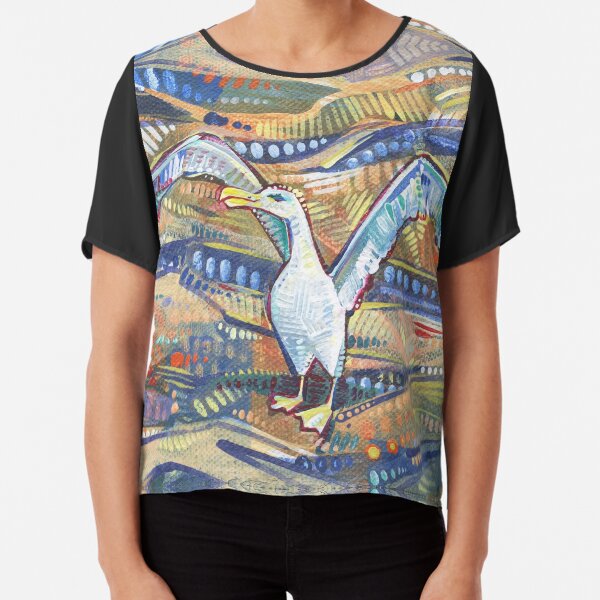 Albatross painting - 2016 Chiffon Top