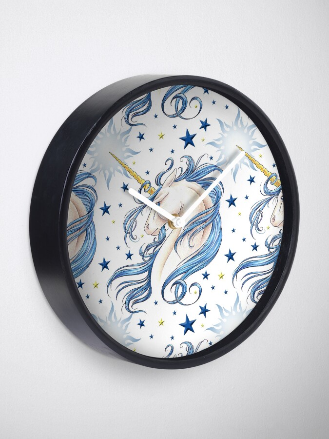 Alternate view of Unicorns... Clock