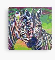 Zebras malen - 2012 Metalldruck